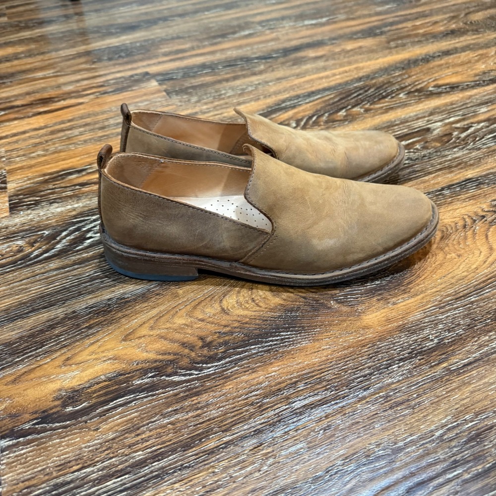 Astorflex 41 1820 Loafer Mens Tan Nubuck Leather Slip On Made In Italy 8 Shoes